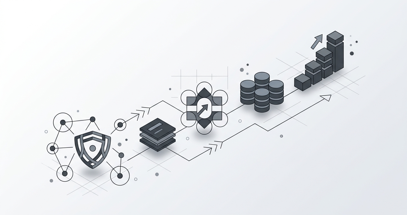 A digital shield over a map of Europe representing cybersecurity protection and career opportunities.