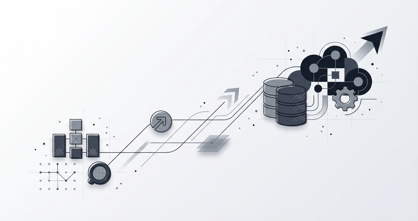 A person climbing a ladder representing the career path from IT Support to DevOps.