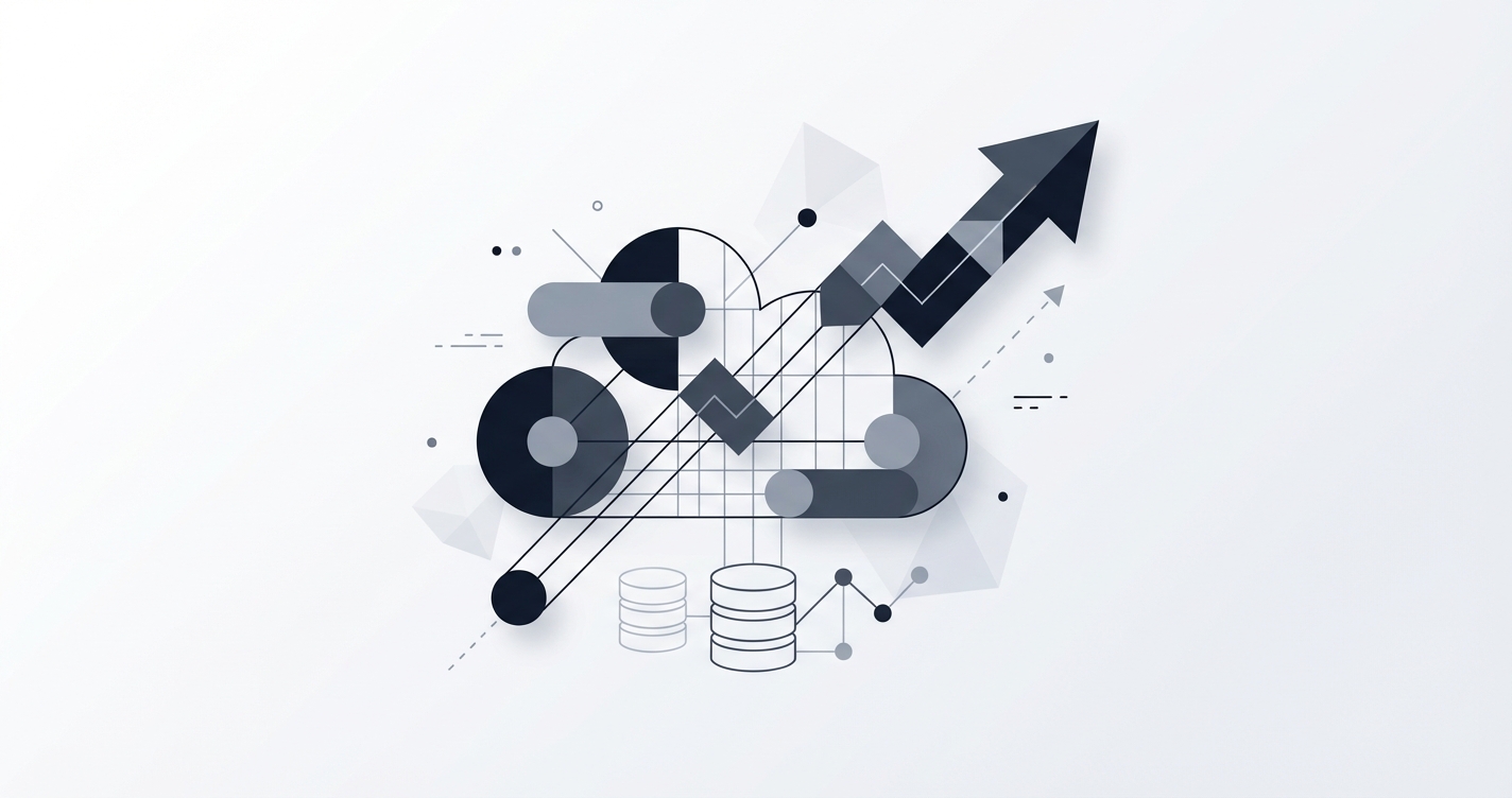 Cloud engineering skills concept with cloud icon containing server and security elements