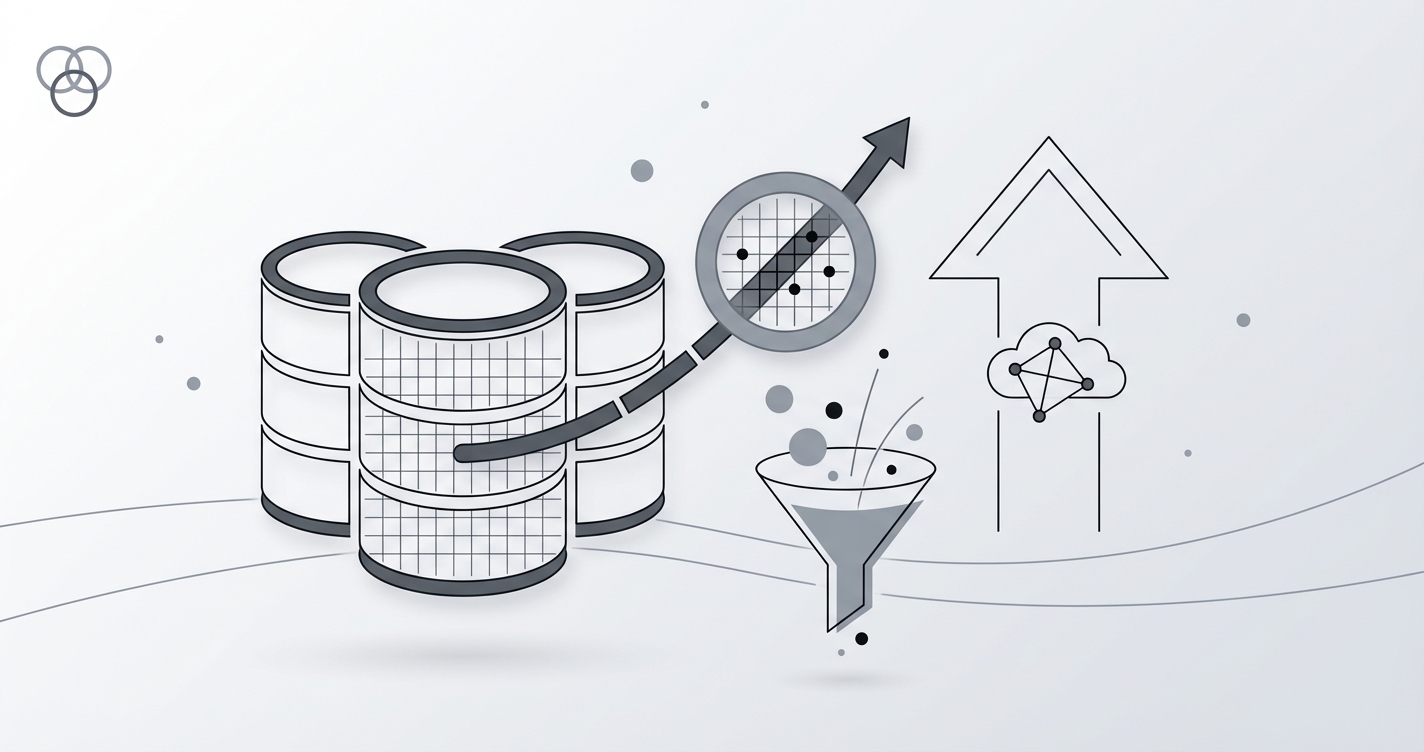 Database table with highlighted subset of rows having a partial index