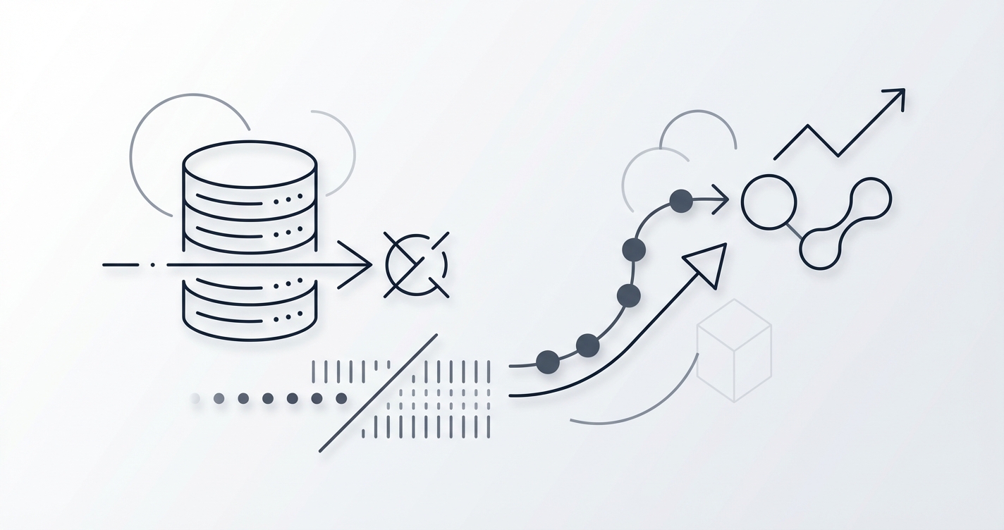 Database pagination comparison showing slow OFFSET scan versus fast keyset jump