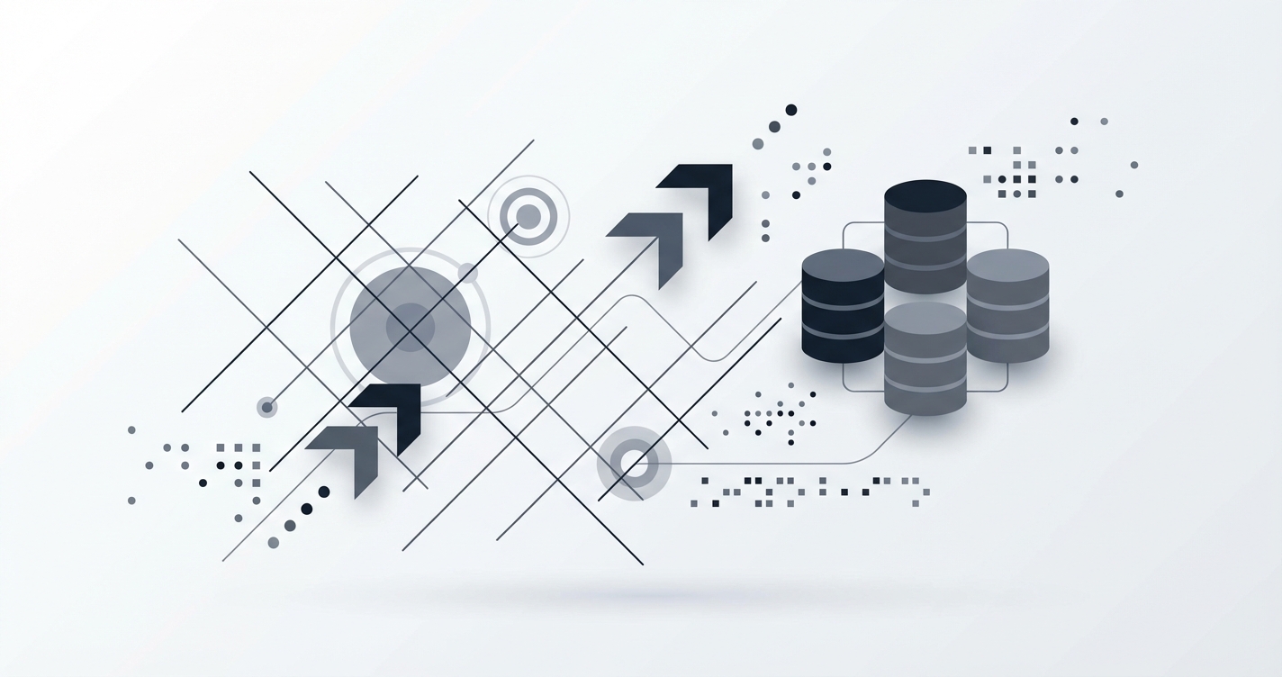 Trend chart with tech skill lines showing job market patterns